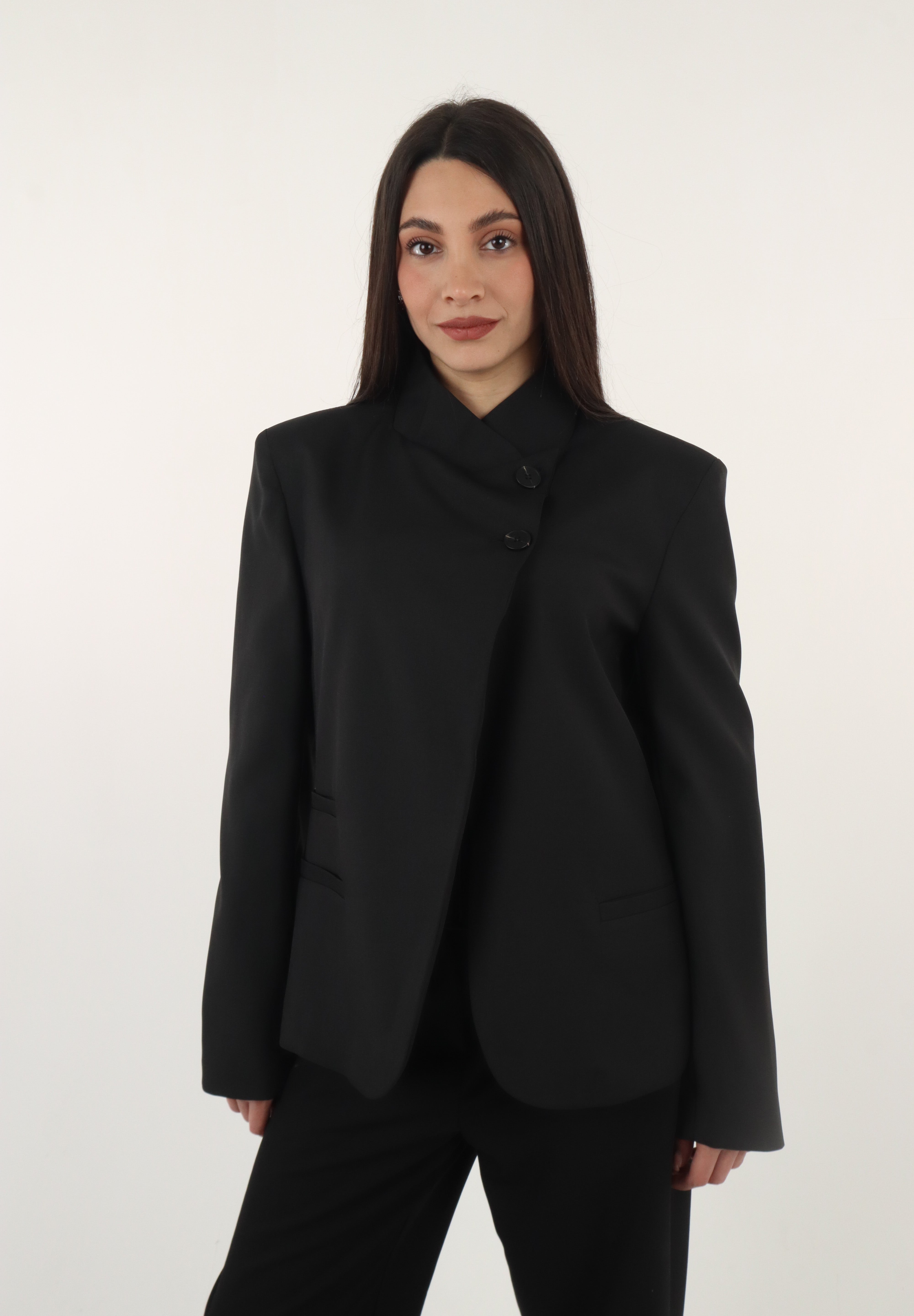 BLAZER COREAN BLACK