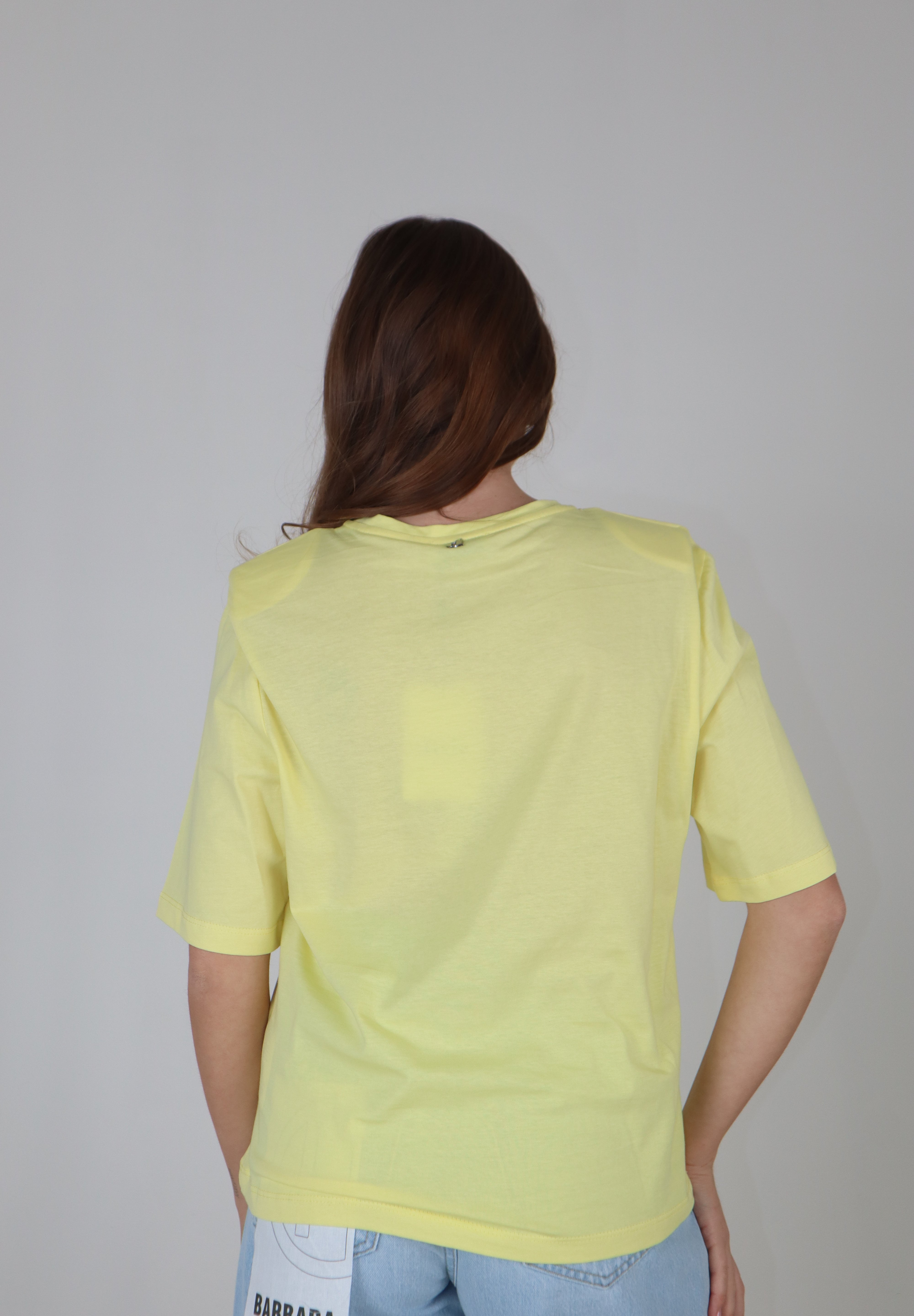 T-SHIRT SPALLINE COLORS GIALLO