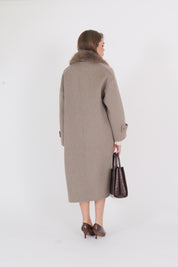 CAPPOTTO LUNGO LONDON SABBIA