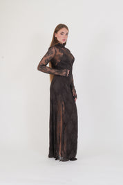 LONG DRESS VIVI CHOCO