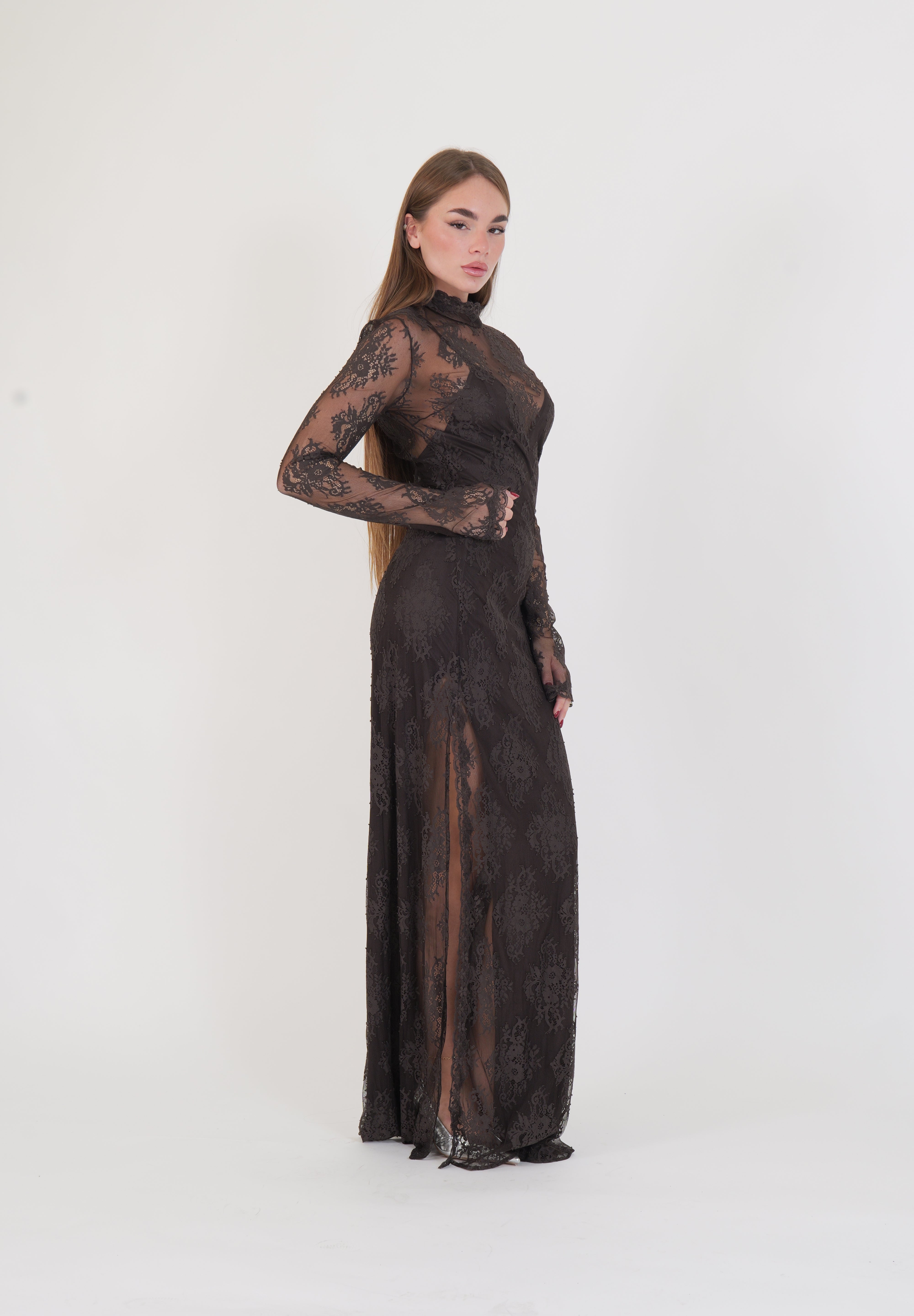 LONG DRESS VIVI CHOCO