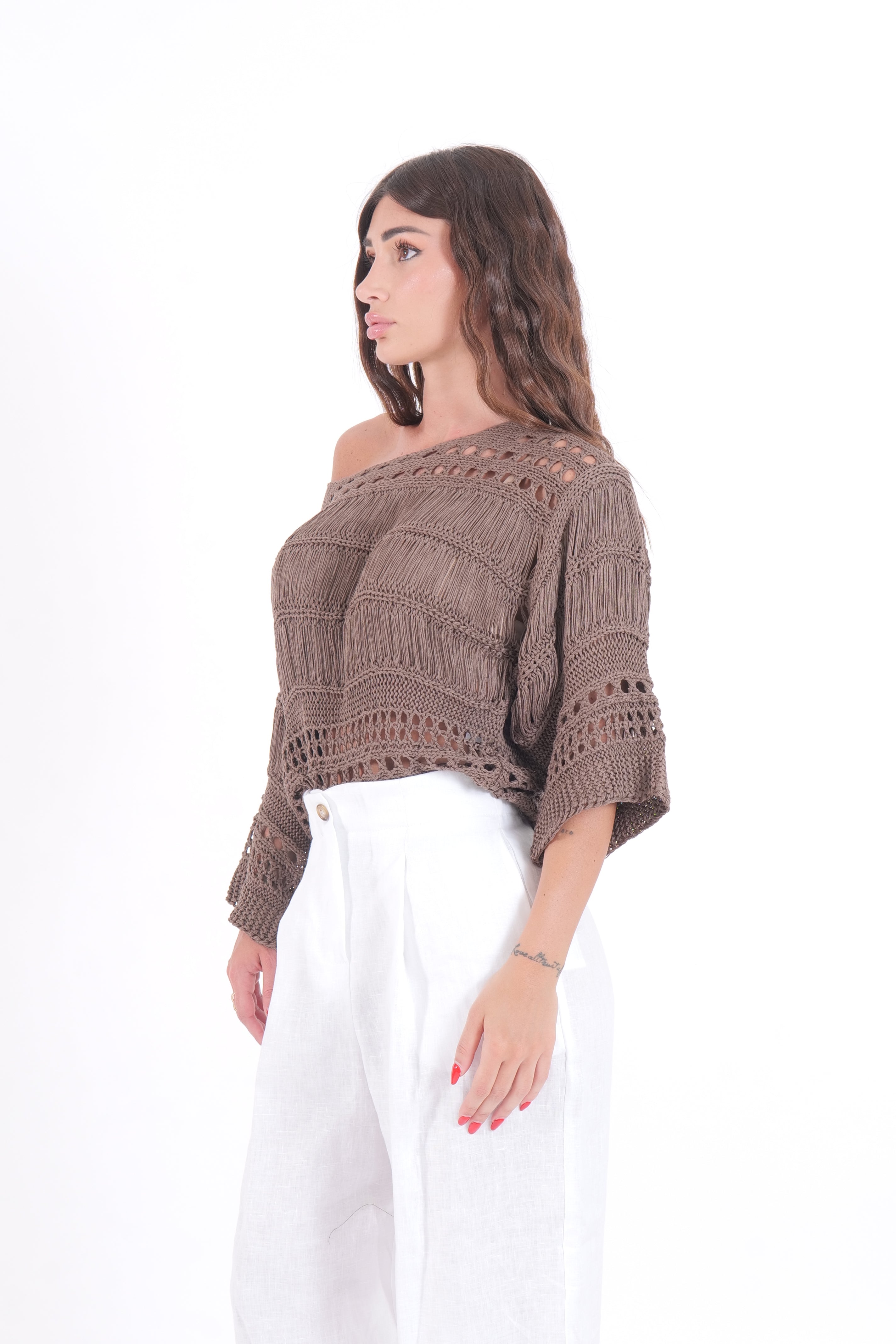MAGLIA PERFORATED VICOLO MORO