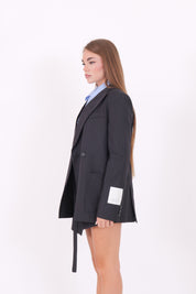 BLAZER HOPE GESSATO BLU