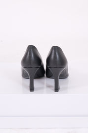 DÉCOLLETÉ NERO IN PELLE