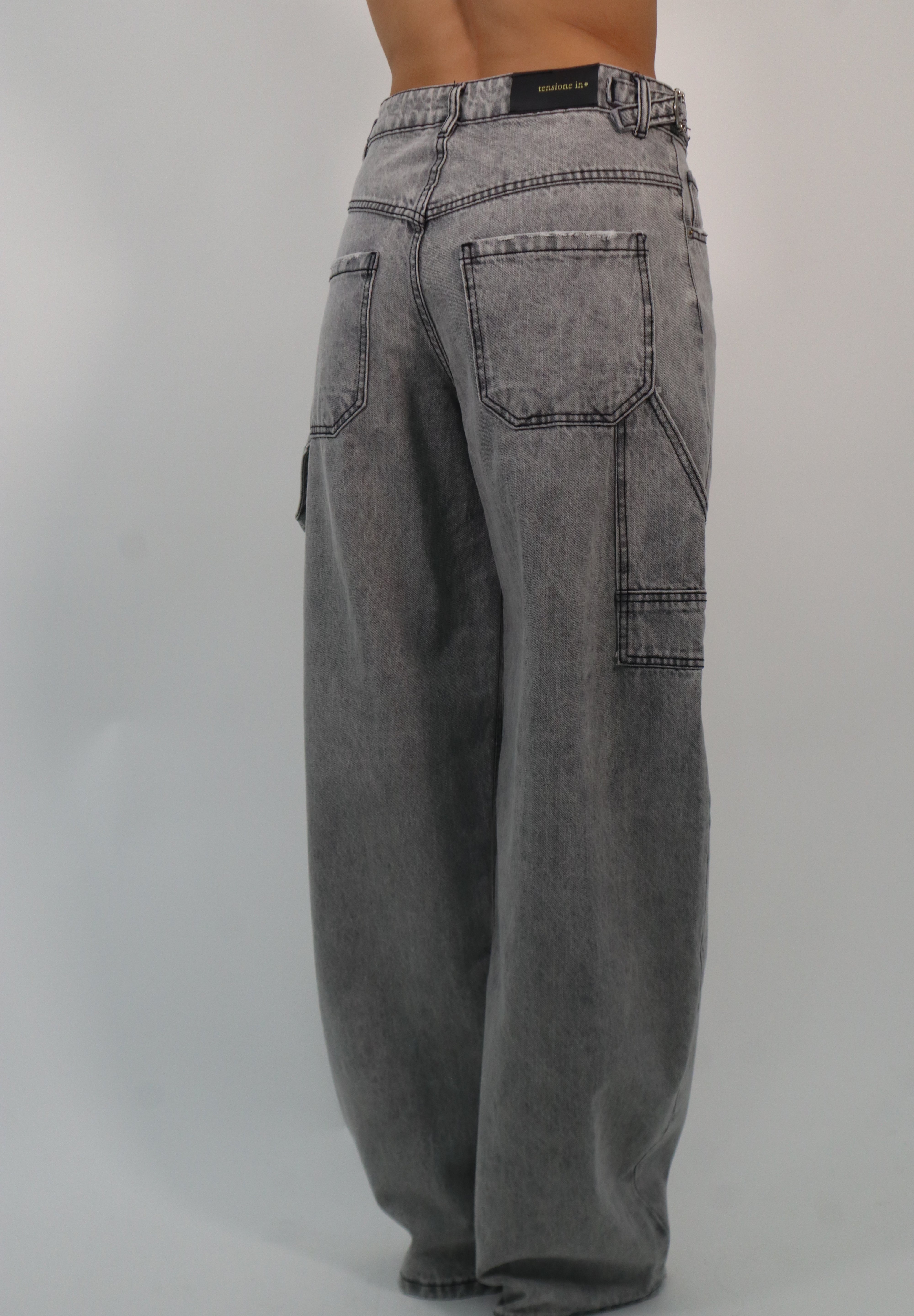 JEANS GRIGIO TASCONE