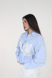 CAMICIA CROP CROCHET