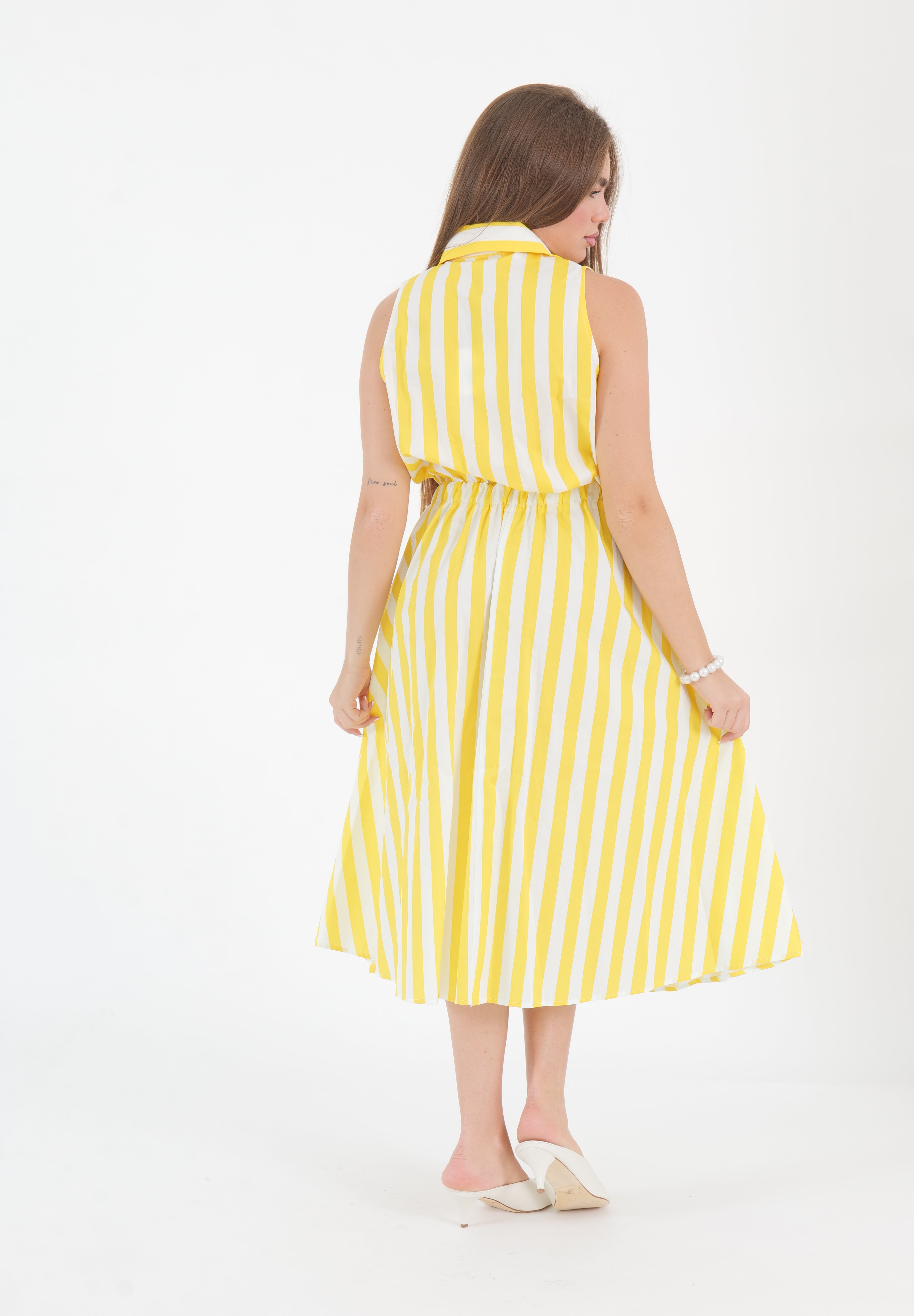 ABITO LINES GIALLO