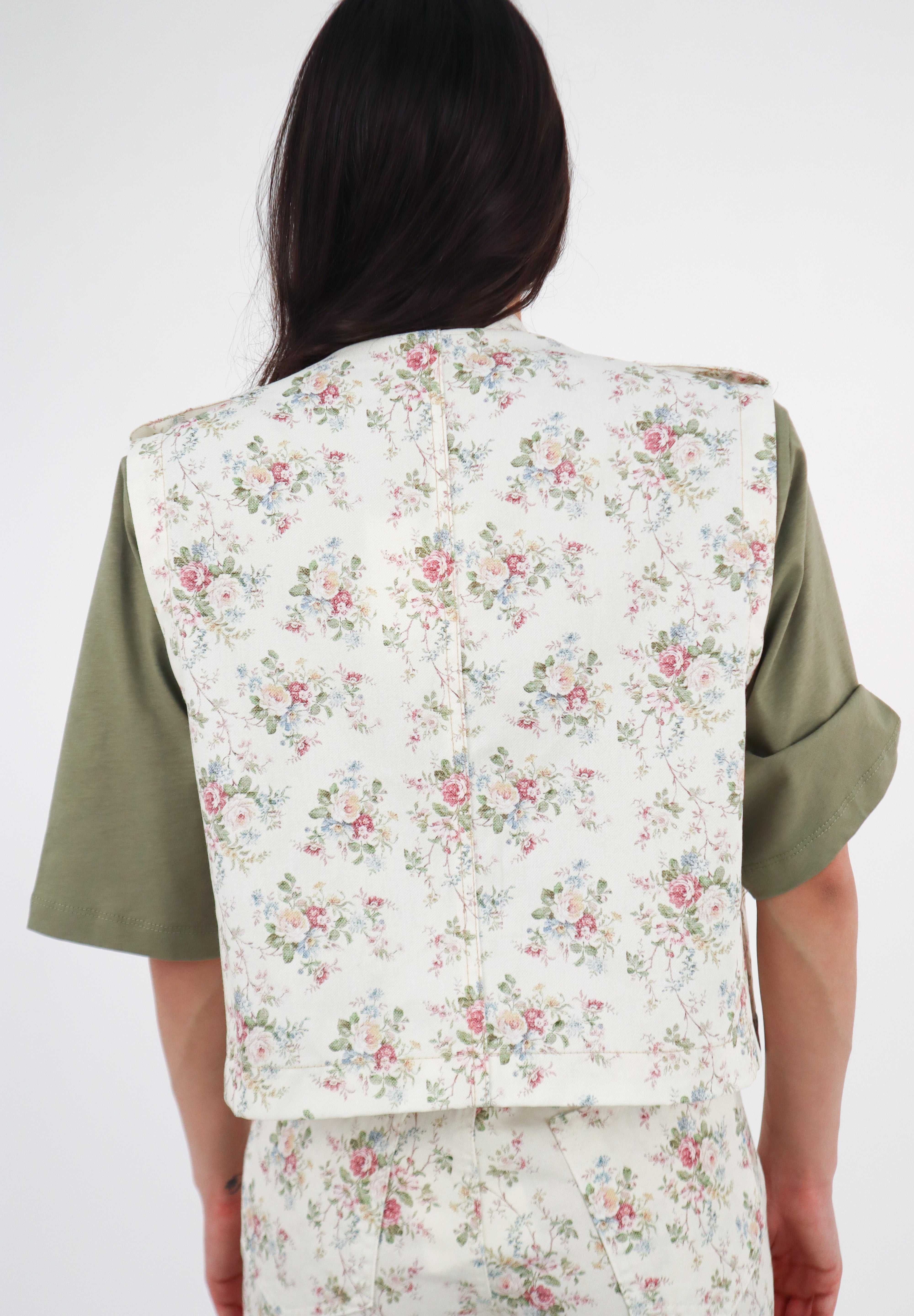 GILET MARGOT FLOREAL