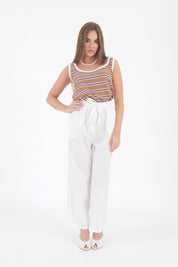 JUMPSUIT BIANCA VIOLA E CAMMELLO