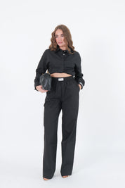 PANTALONE COTTON NERO