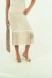MINI DRESS FRANGE PANNA