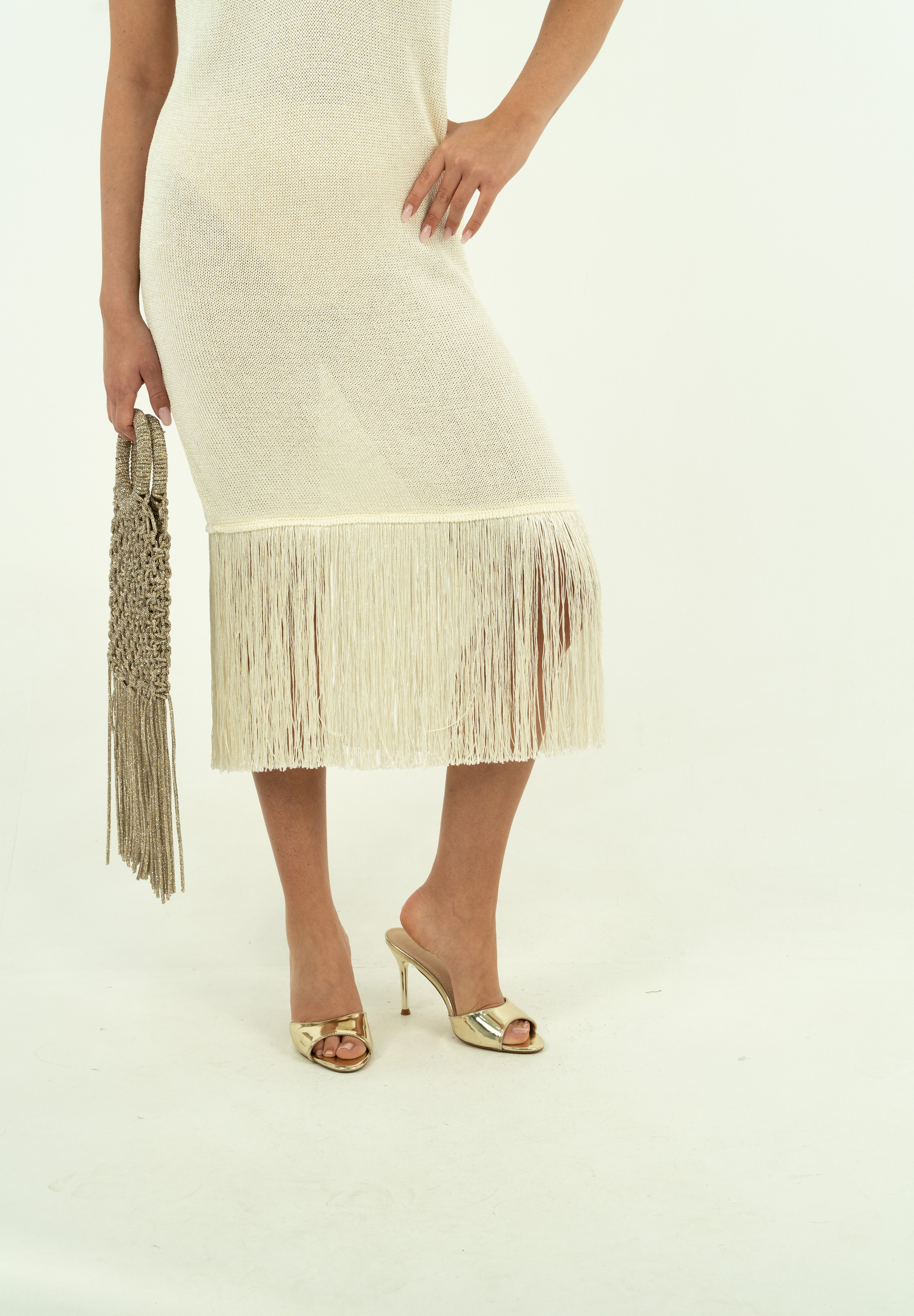 MINI DRESS FRANGE PANNA