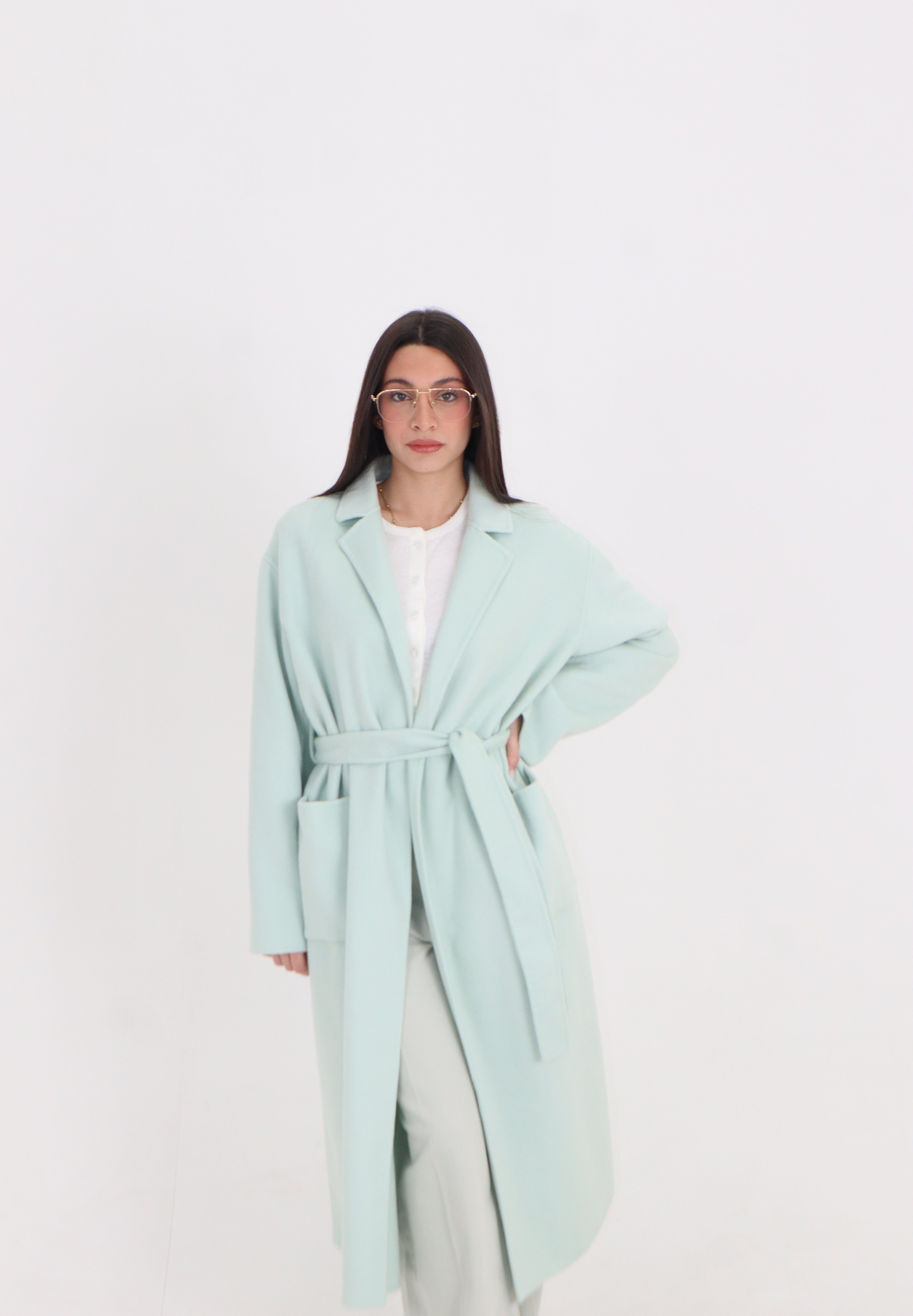 CAPPOTTO SOFT PASTEL ACQUA MARINA