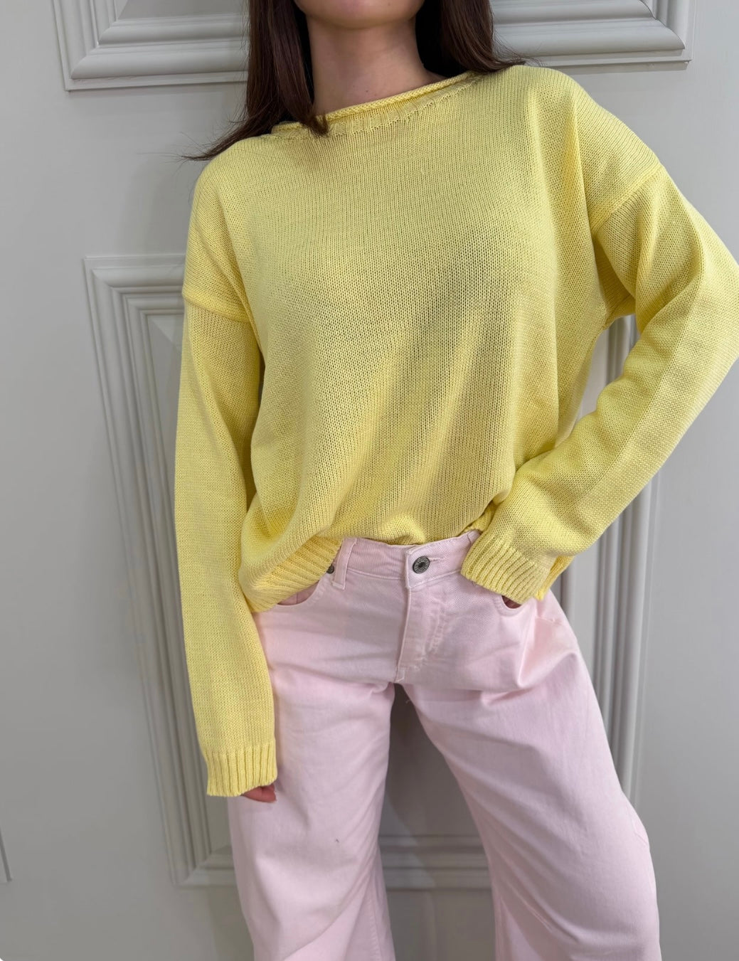 MAGLIA PARICOLLO YELLOW