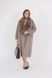 CAPPOTTO LUNGO LONDON SABBIA