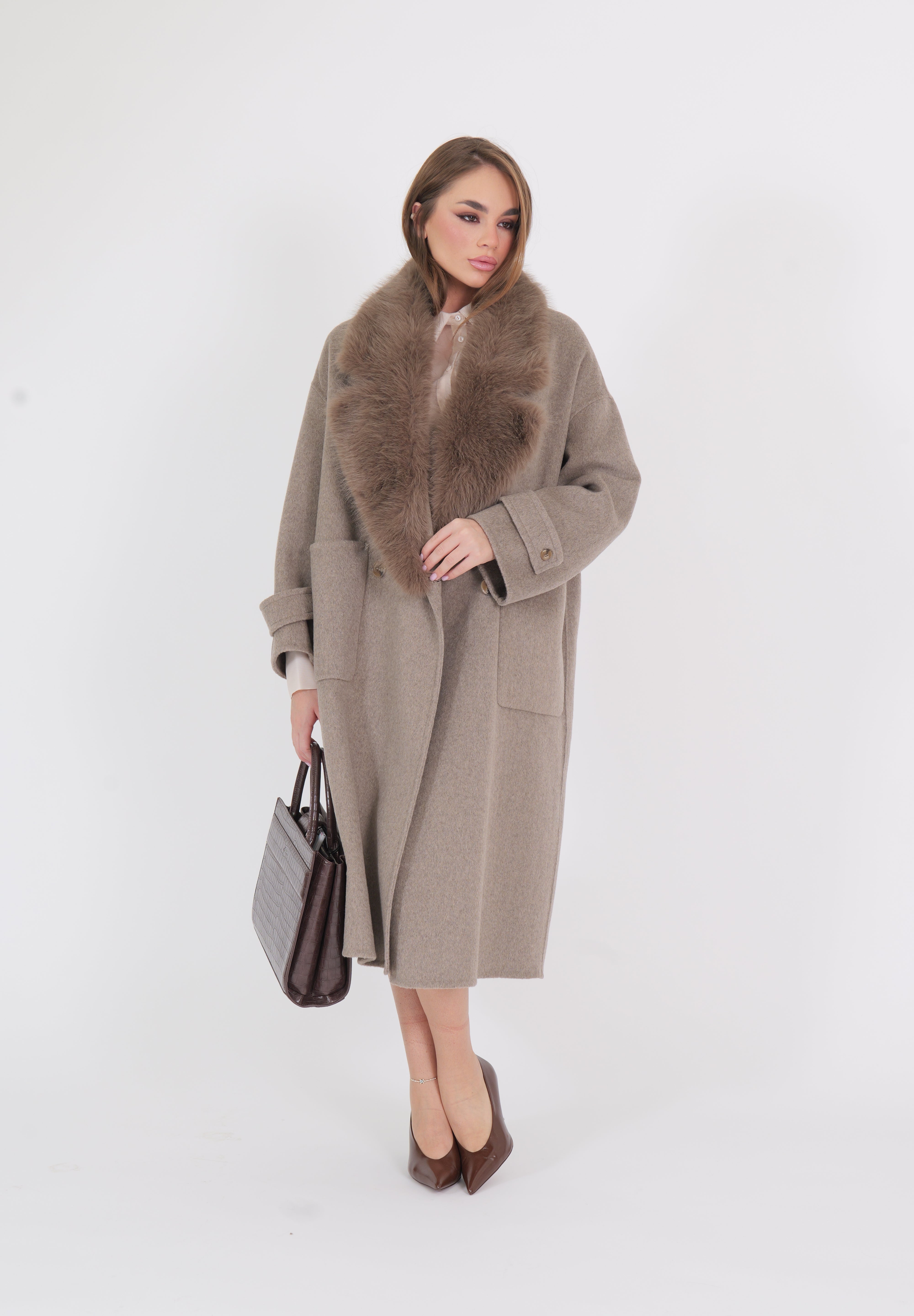 CAPPOTTO LUNGO LONDON SABBIA