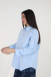 CAMICIA CELESTE