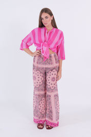 PANTALONE MUSSOLA ROSA