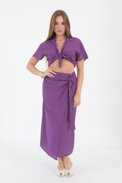CAMICIA RIO VIOLA