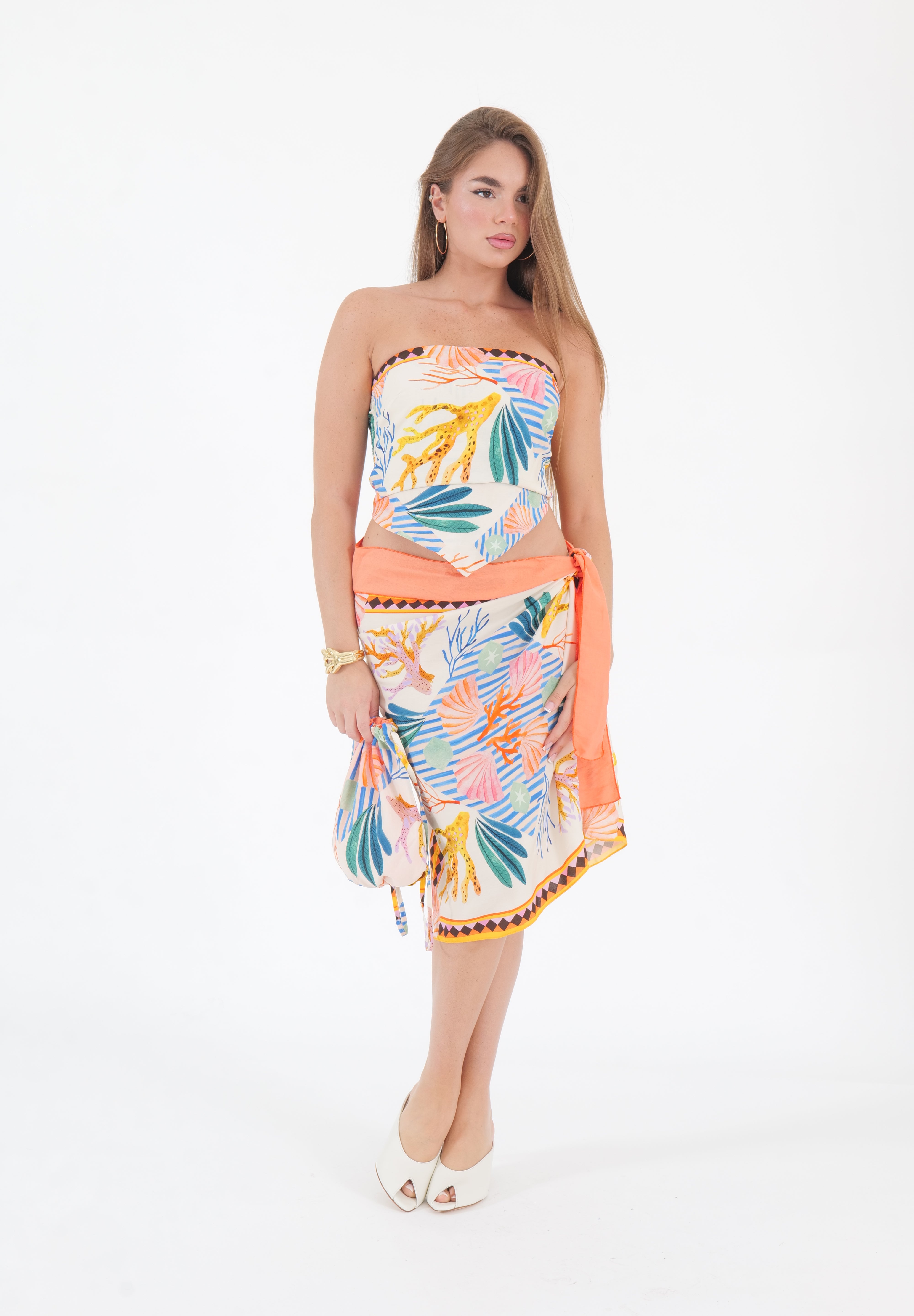 GONNA CORTA PAREO FOULARD