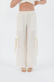 PANTALONE LINO BUTTER