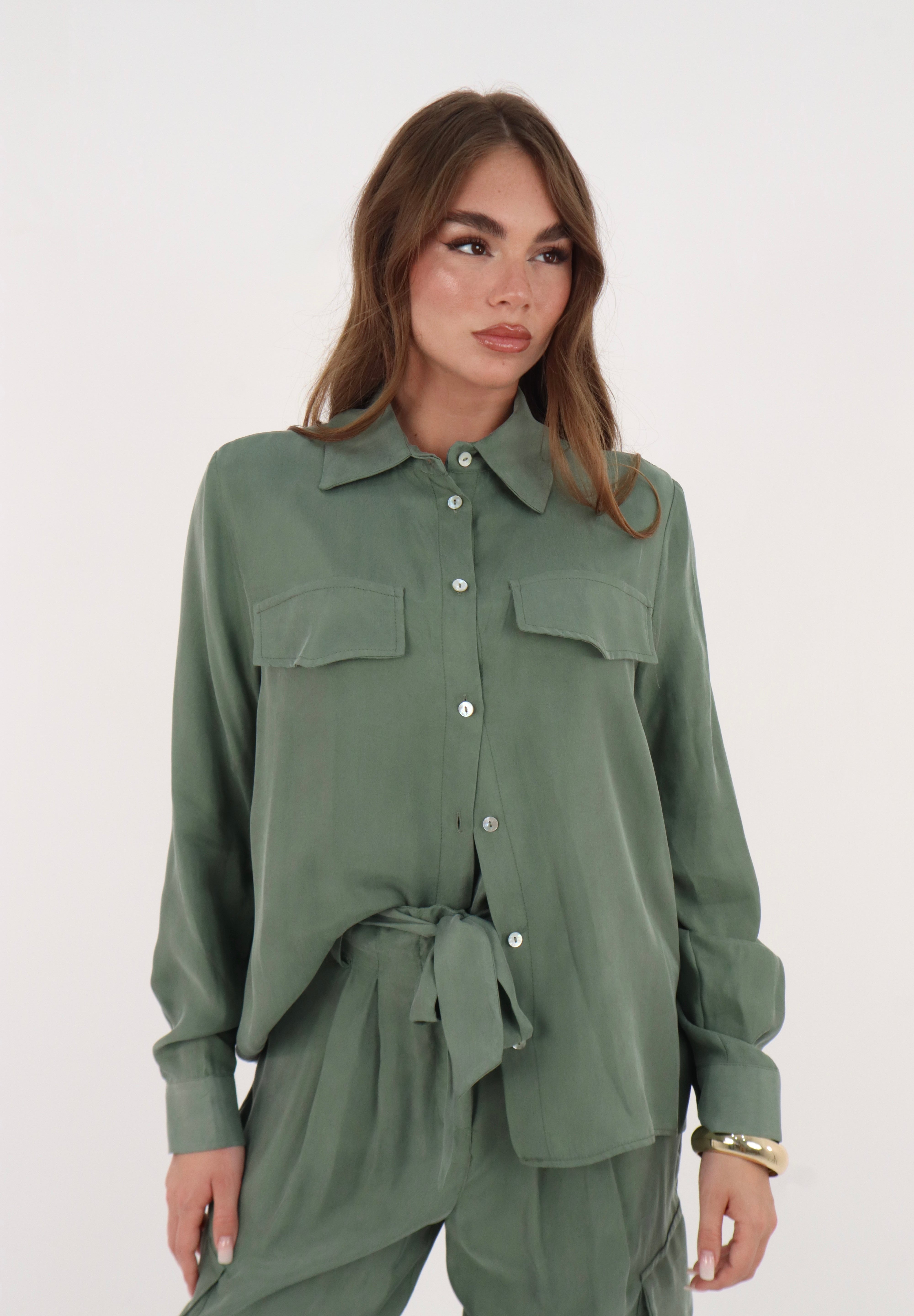 CAMICIA CUPRO MILITARE