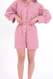 SHORT OLISE ROSSO
