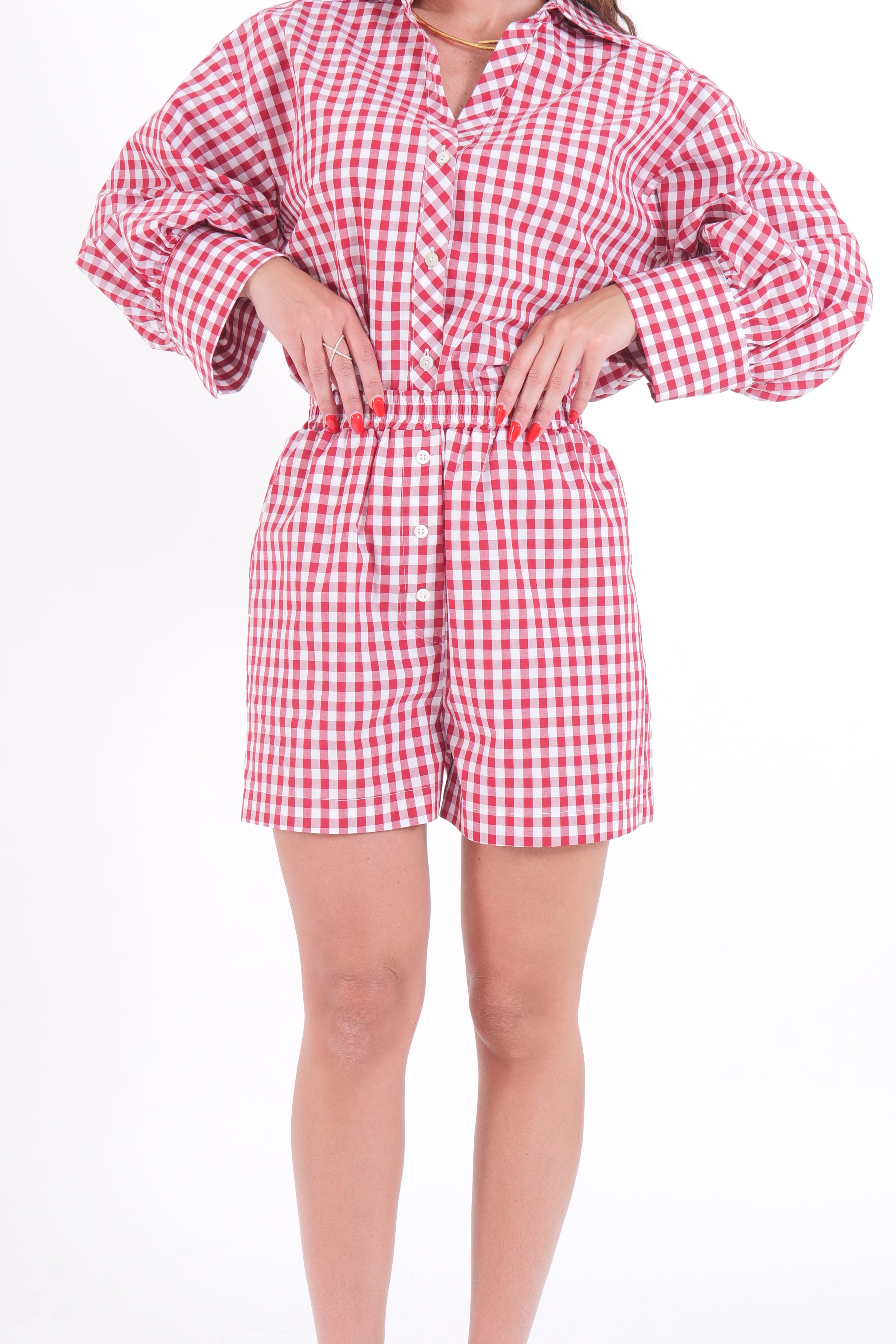 SHORT OLISE ROSSO