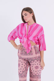 CAMICIA ECO ROSA