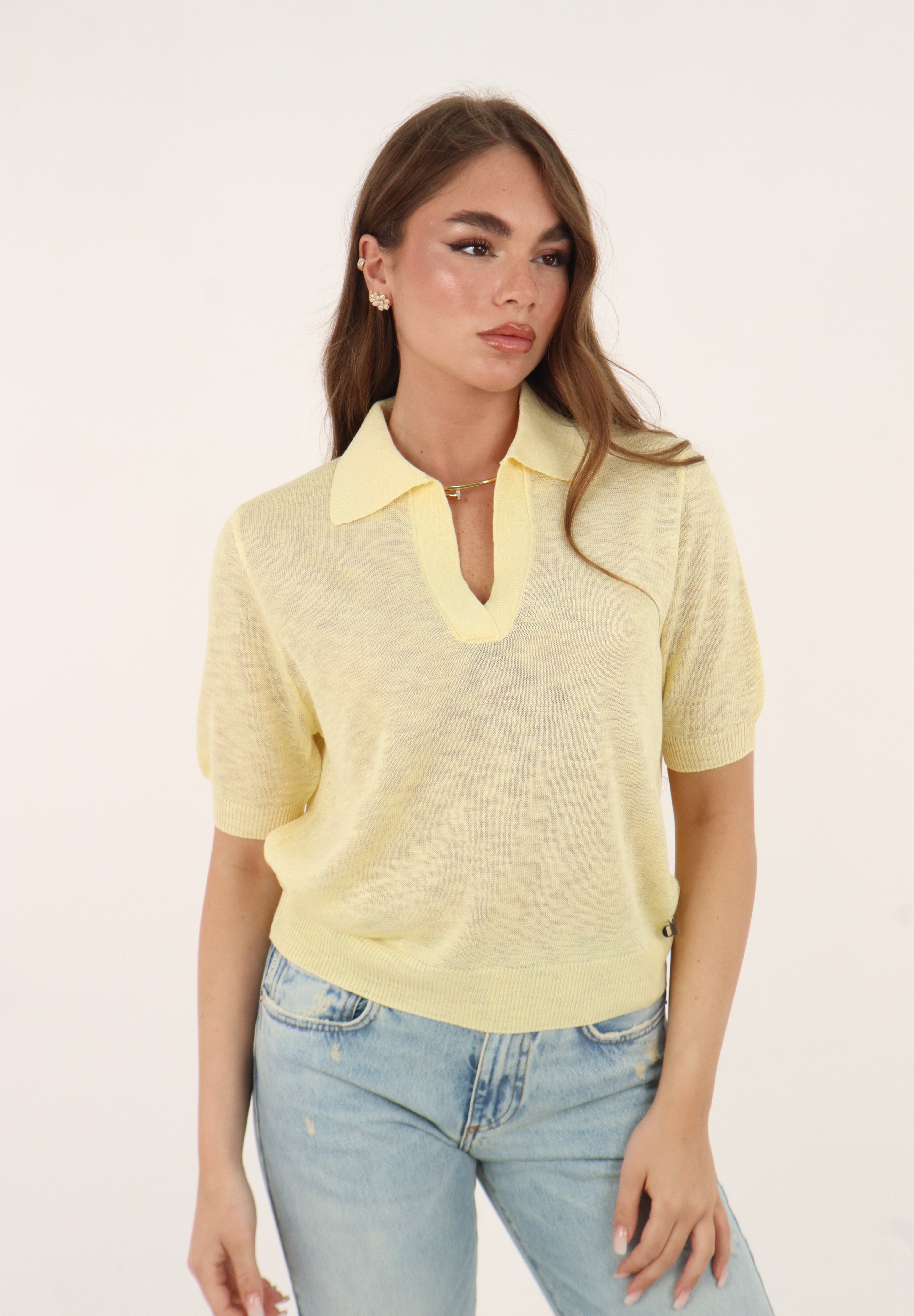 POLO RAINBOW GIALLO