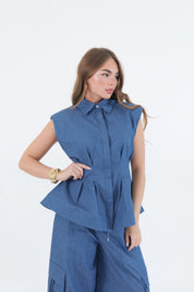 CAMICIA ISLA BLU
