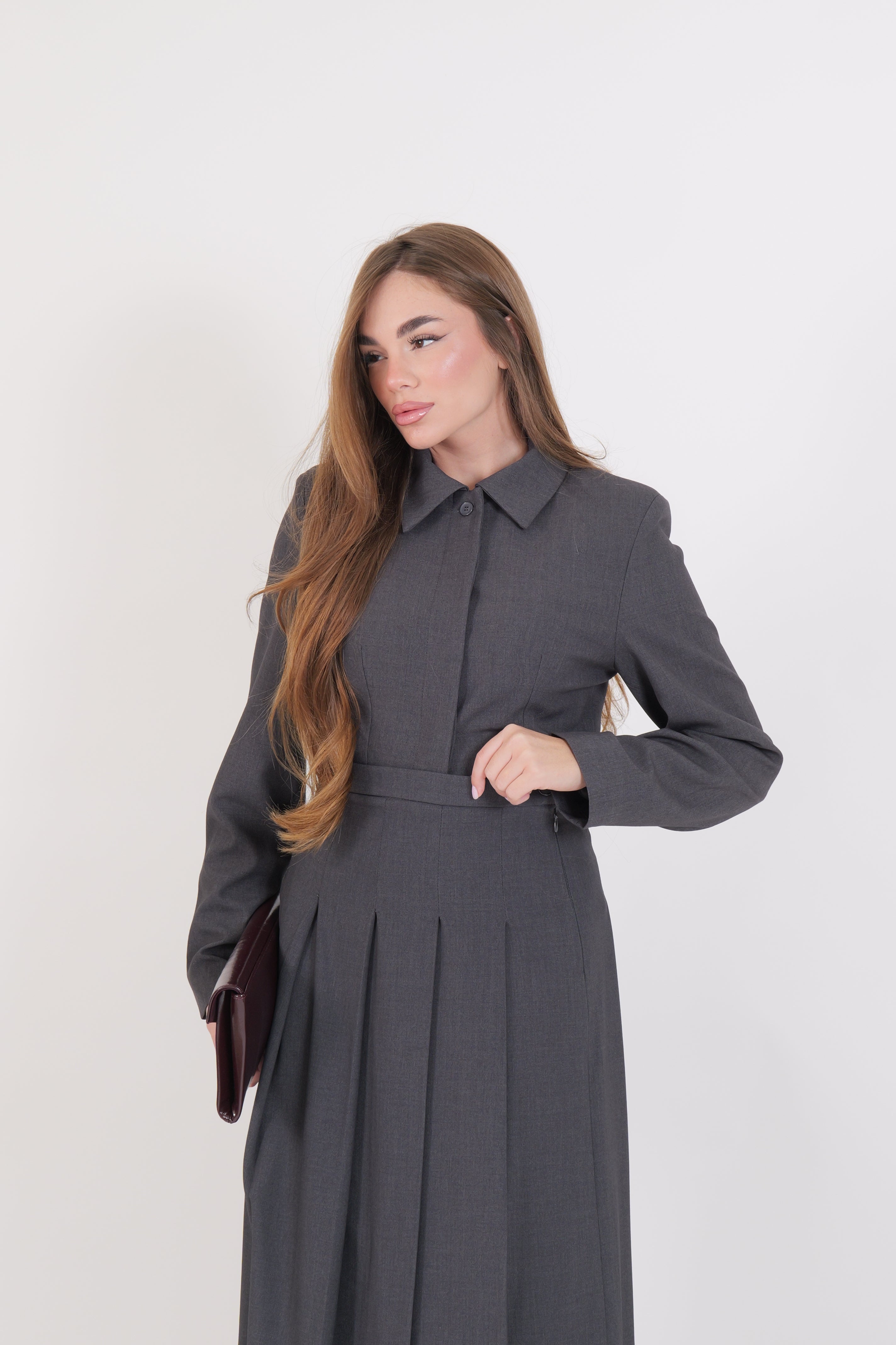 GIACCA CAMICIA COSTA ANTRACITE