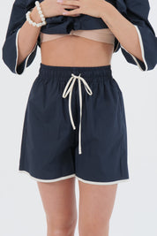 SHORT MARIN BLU
