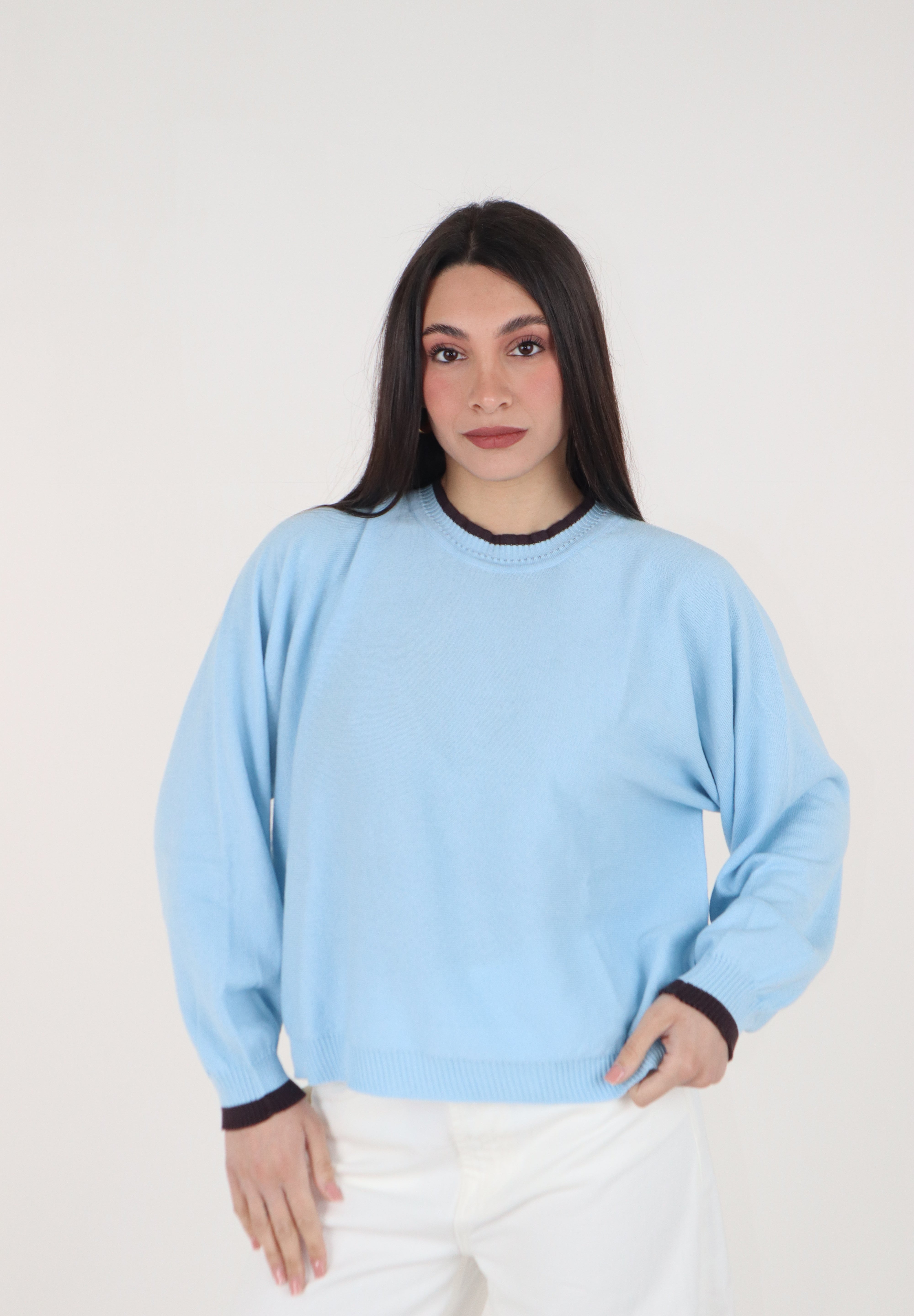 MAGLIA LIGHT BLUE
