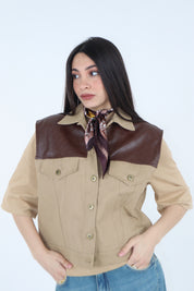 GILET INSERTO CAMEL