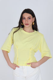 T-SHIRT BRENDA GIALLO
