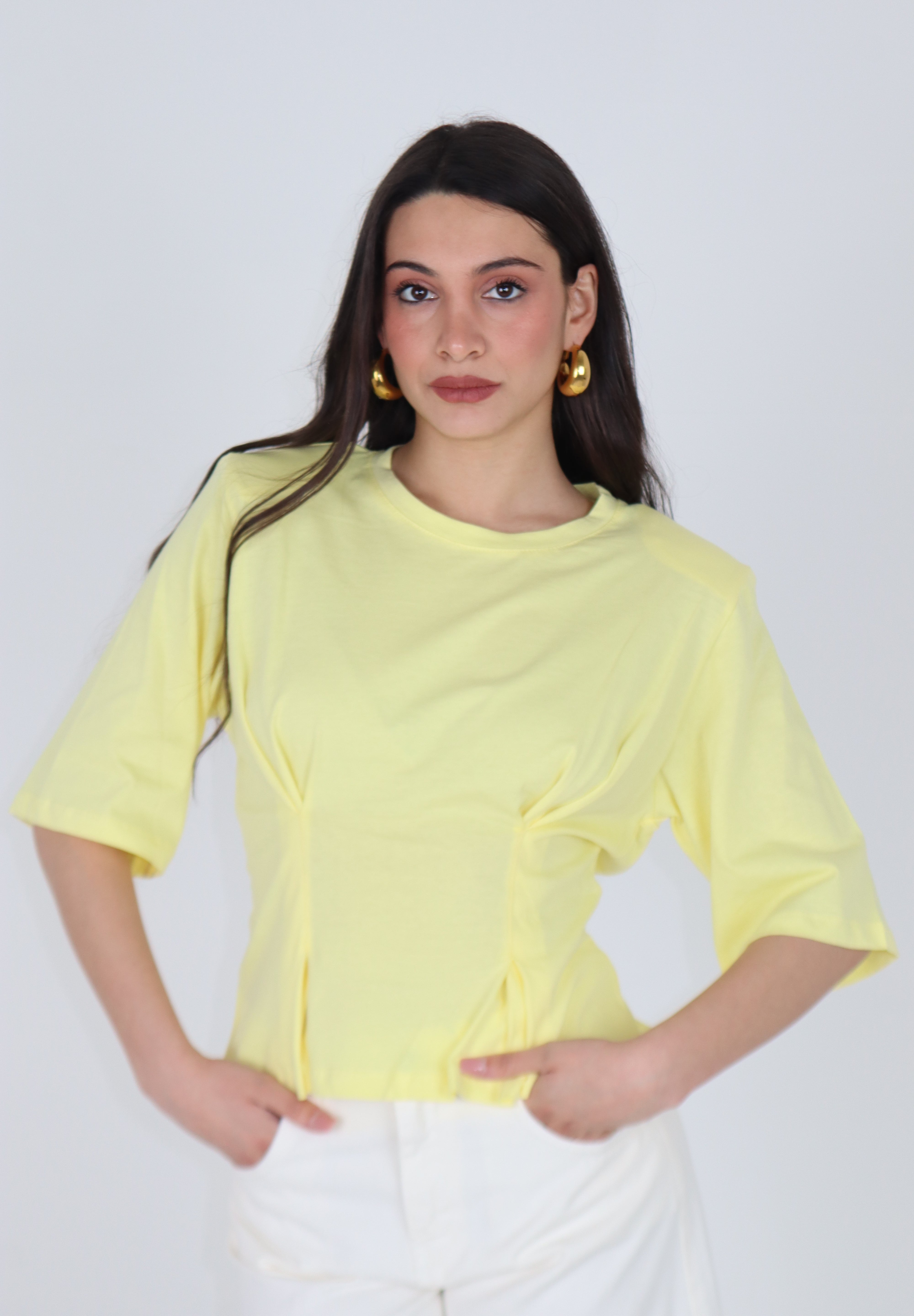 T-SHIRT BRENDA GIALLO