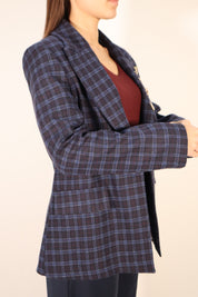 BLAZER QUADRONI BLU