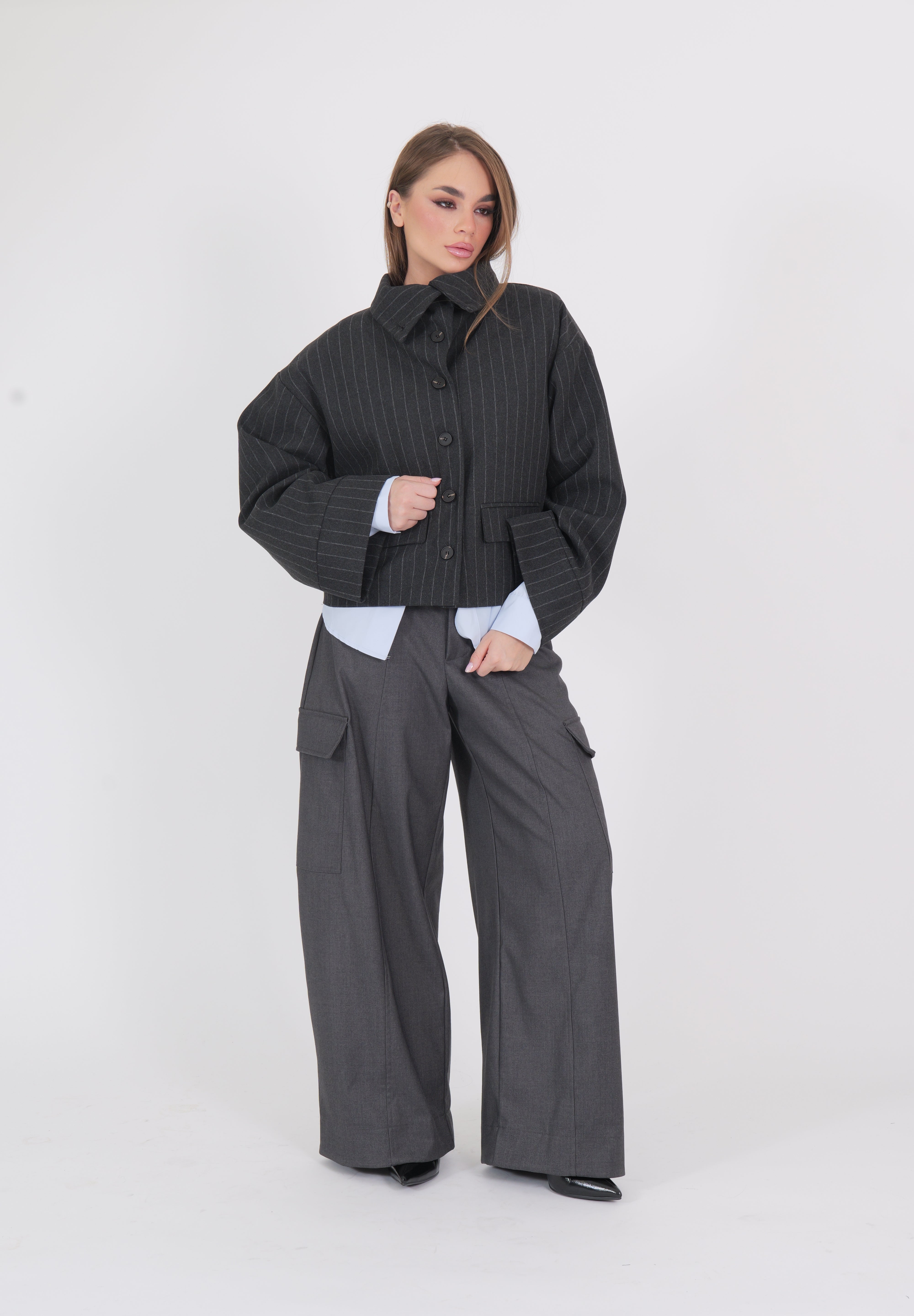 PANTALONE TASCONI ANTRACITE
