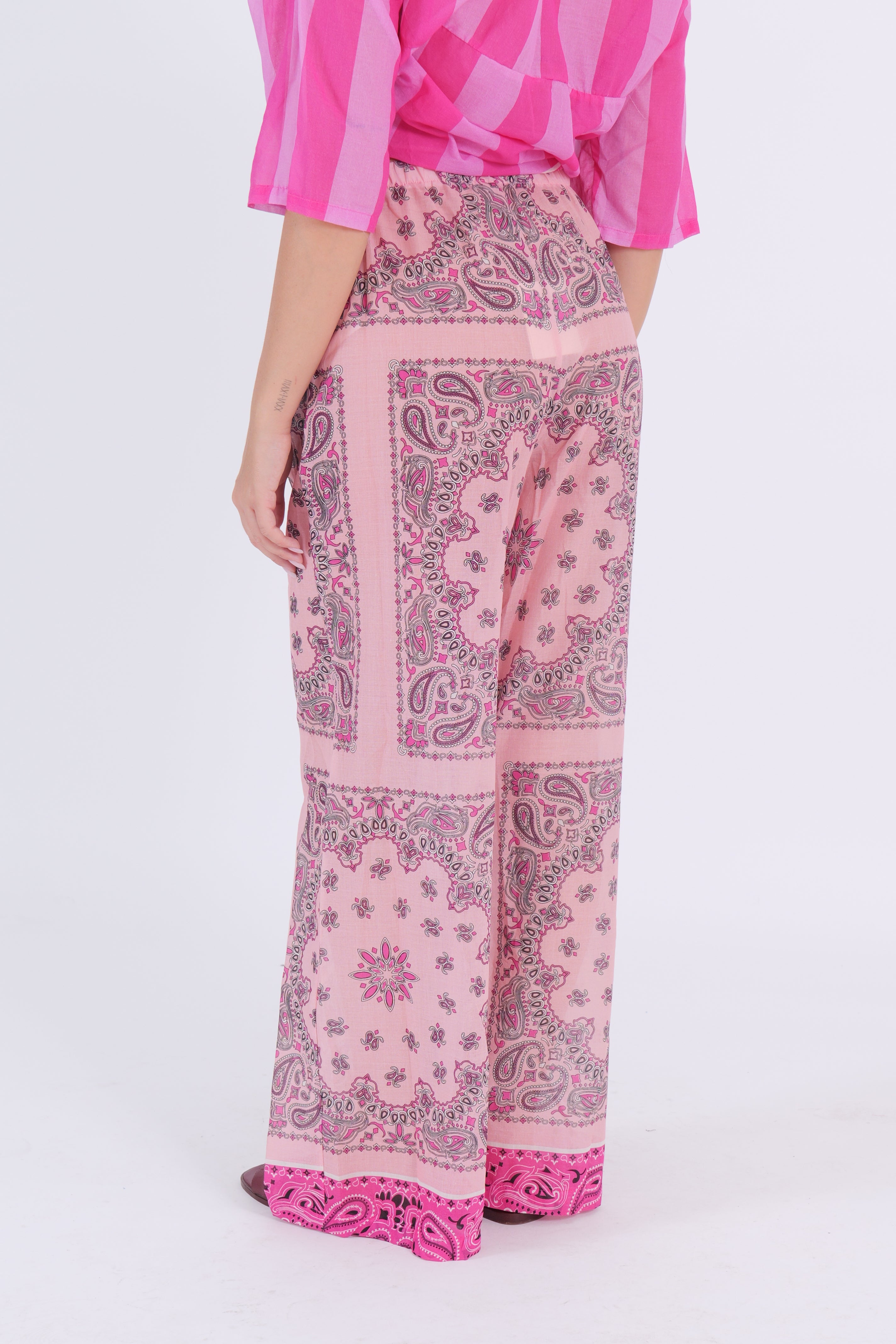 PANTALONE MUSSOLA ROSA