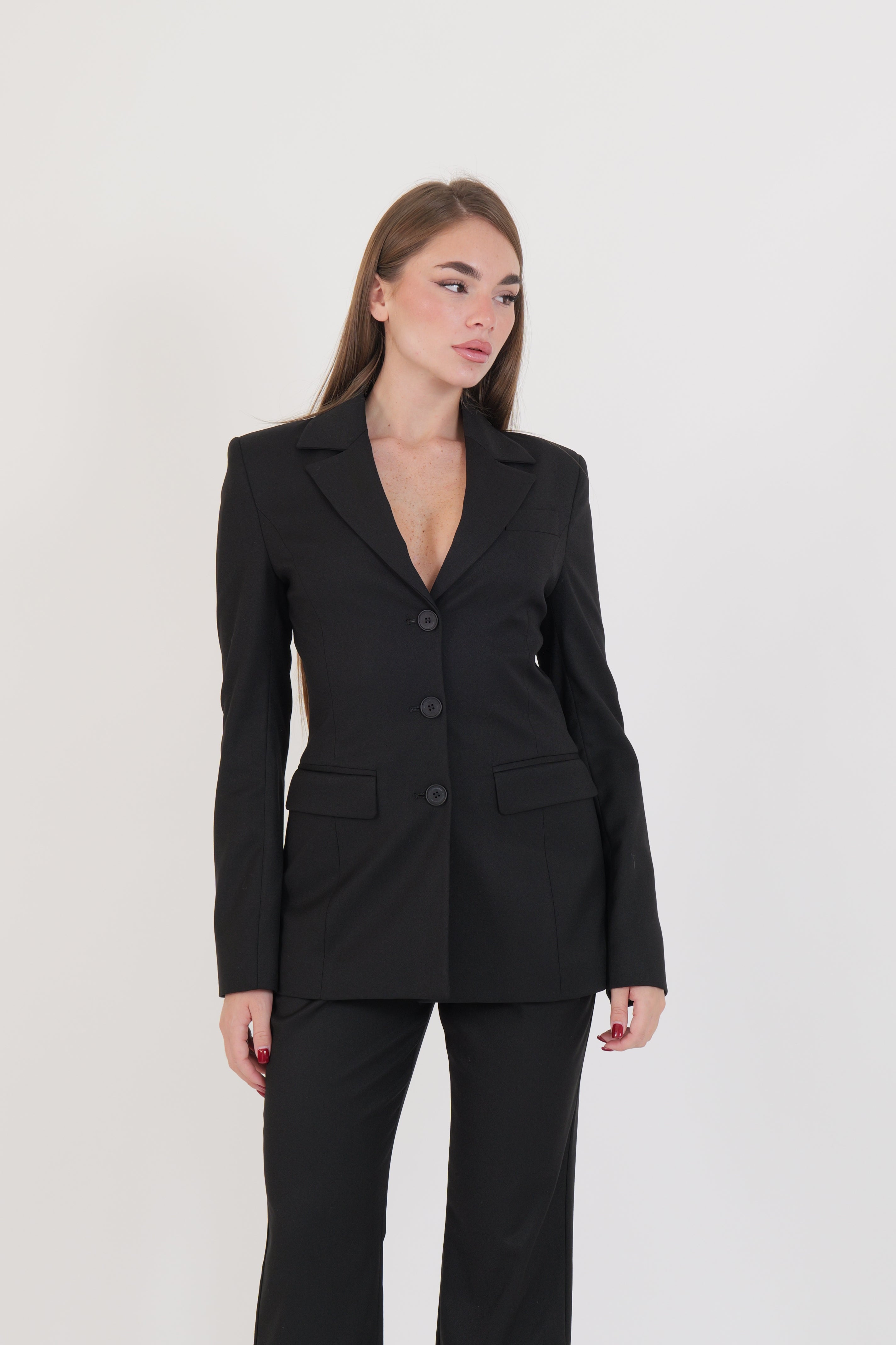 BLAZER MONOPETTO BLACK