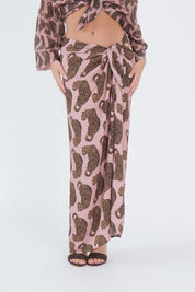 MAXI GONNA PAREO LEOPARD