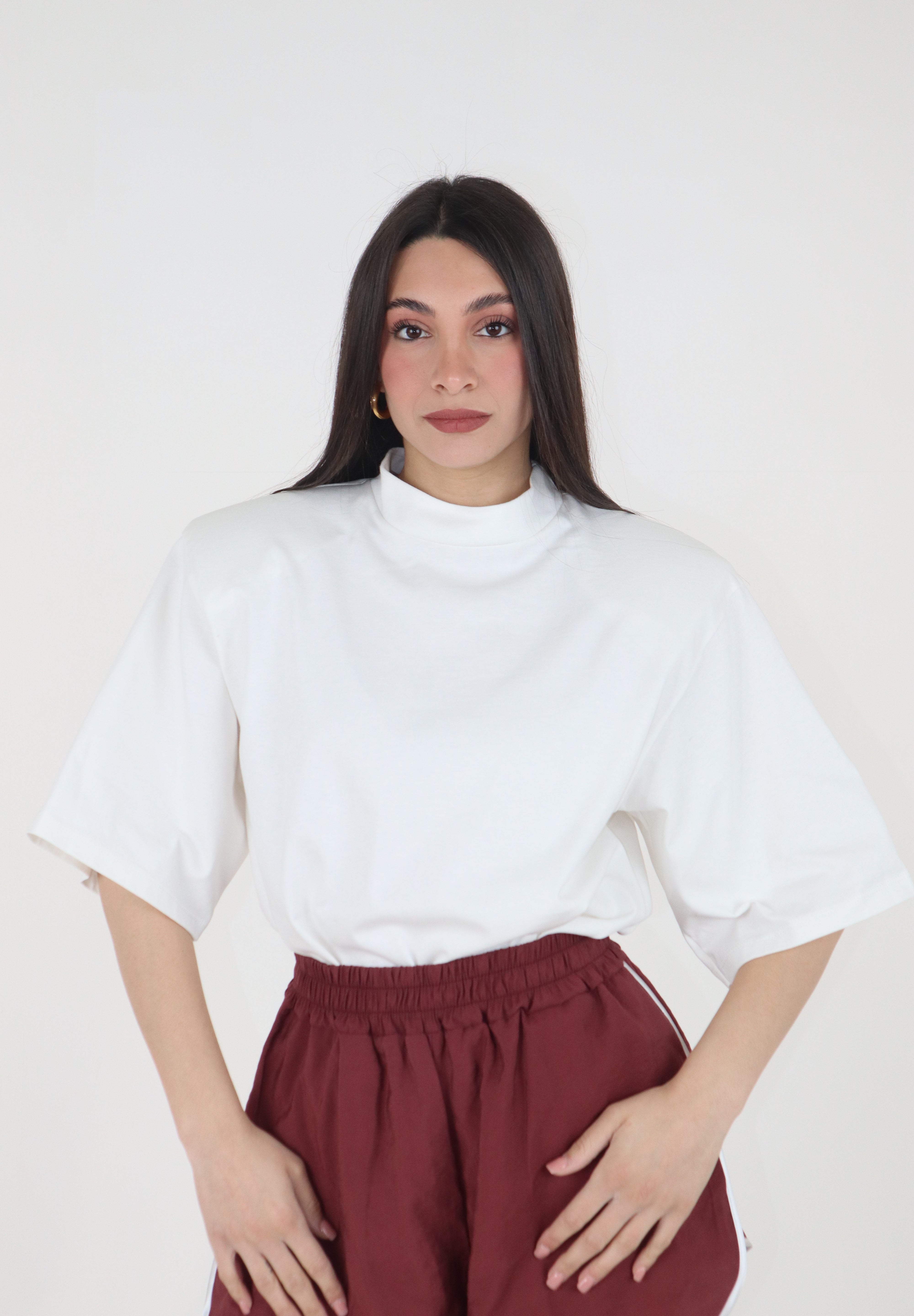 T-SHIRT SPALLINE BIANCO
