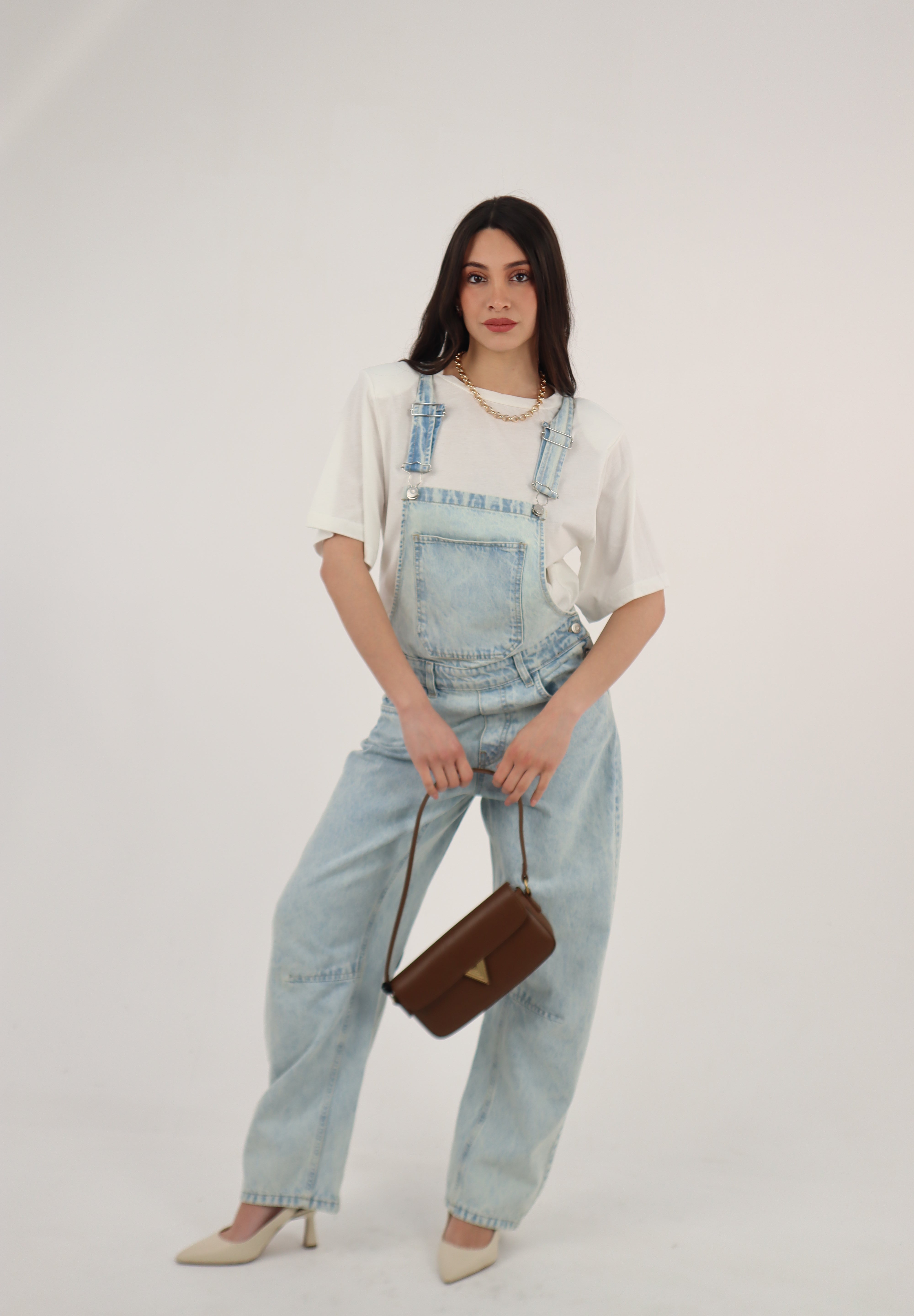 SALOPETTE LIGHT DENIM