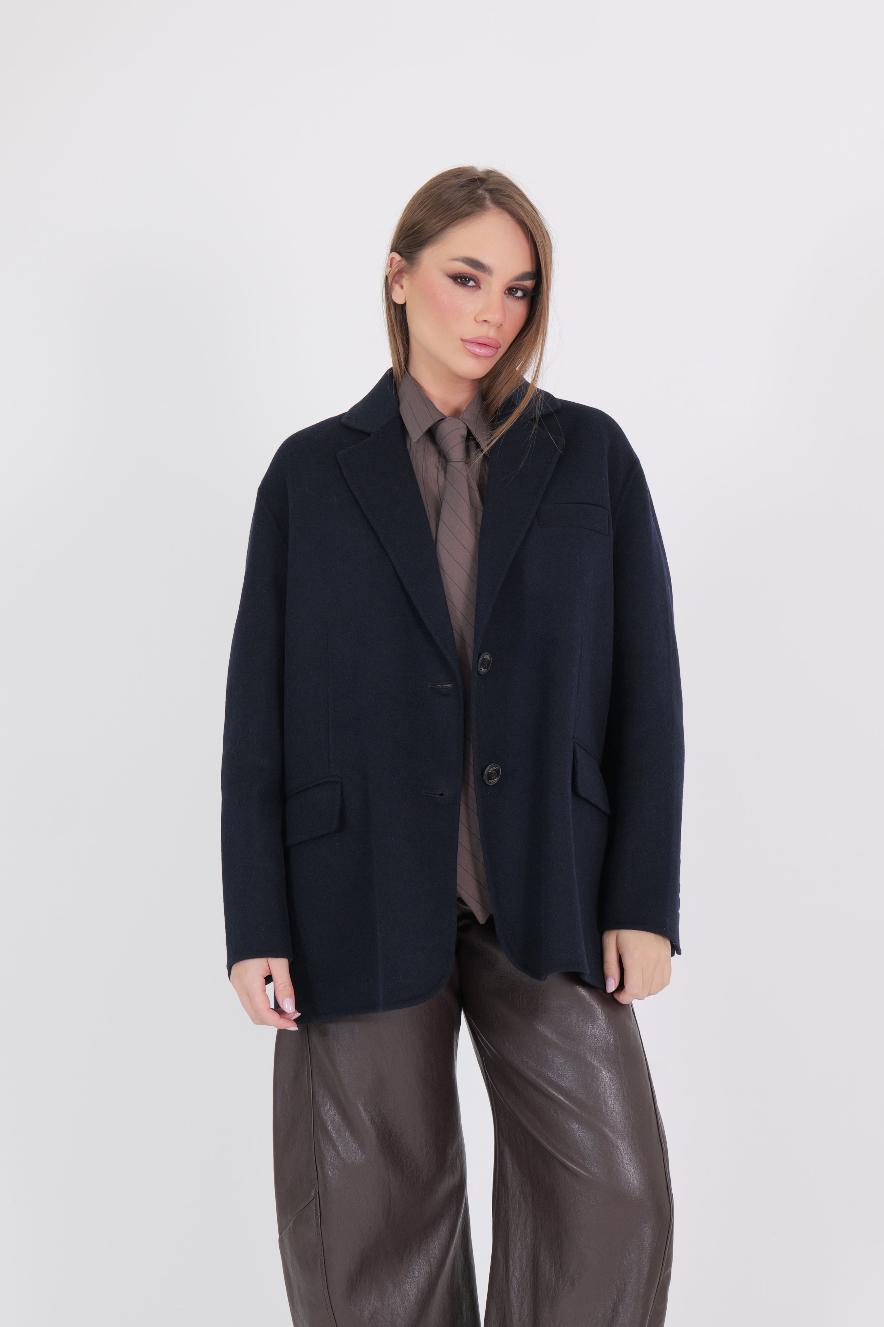 CAPPOTTO CORTO CLASSIC BLU