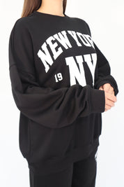 OVER NEW YORK CREW NECK SWEATSHIRT