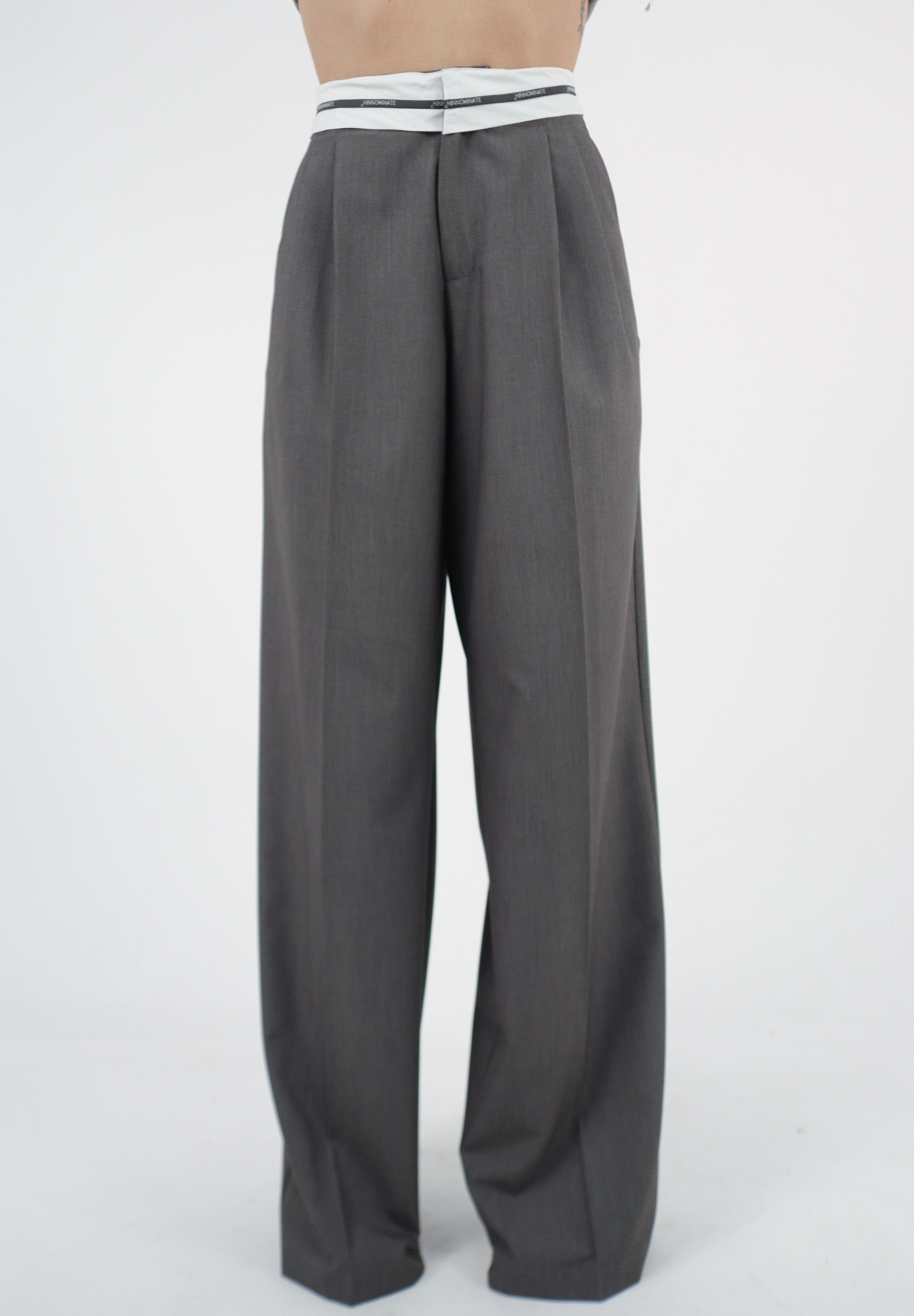 PANTALONE GRIGIO MELANGE