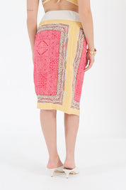 GONNA CORTA PAREO FOULARD AMARENA