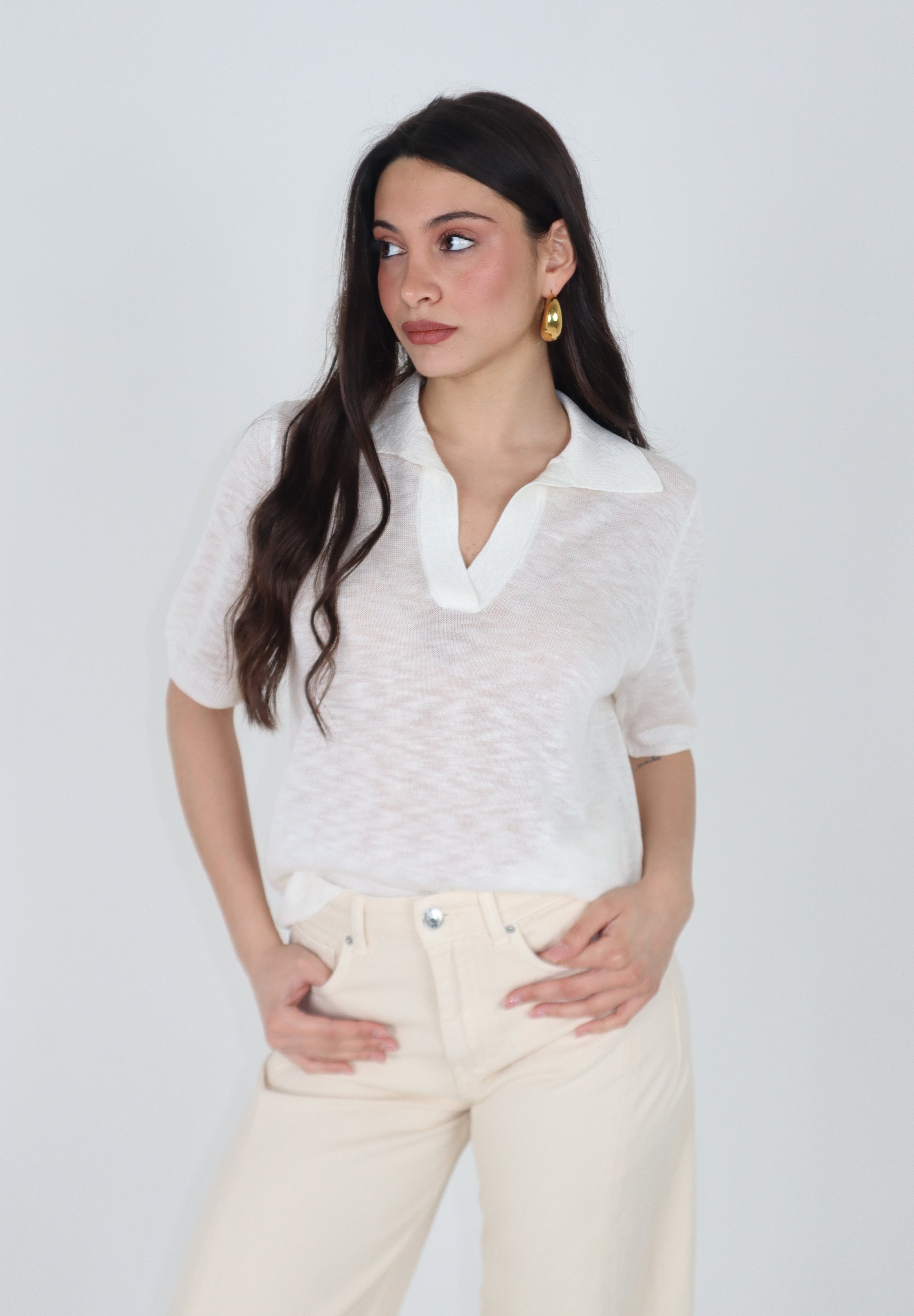 POLO RAINBOW BIANCA