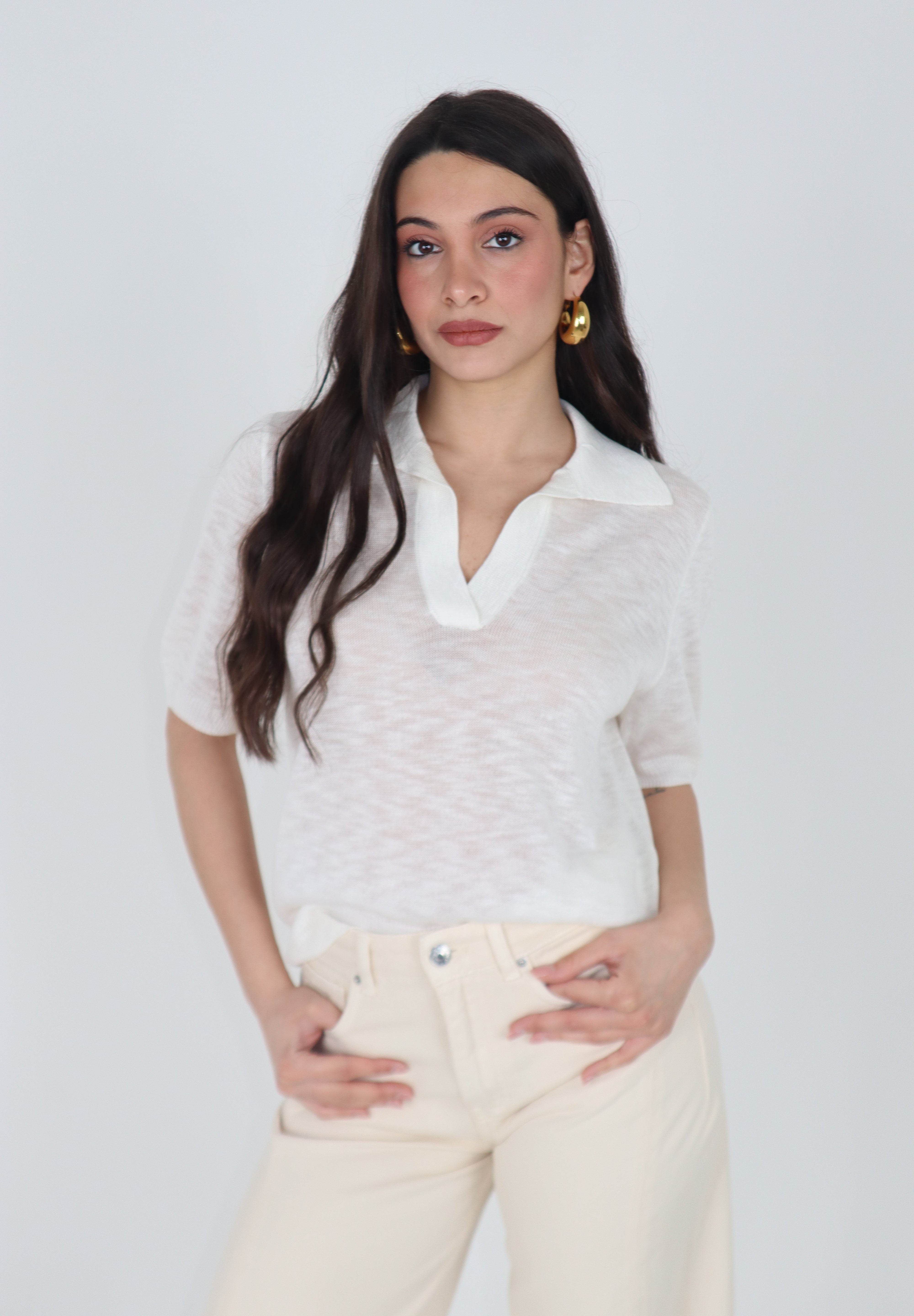POLO RAINBOW BIANCA
